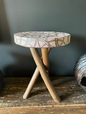 Upcycling teakholz hocker - upcycling,