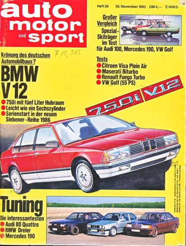 Auto motor und - motor, 11/1983