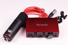 Focusrite Scarlett Solo 3. Gen USB-Audio-Interface + Scarlett Studio Microphone
