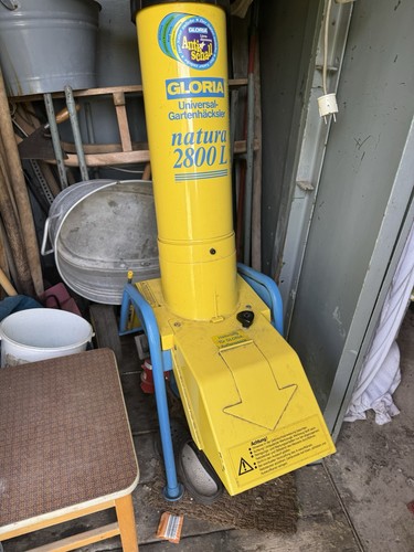 Gloria häcksler 2800l - häcksler,