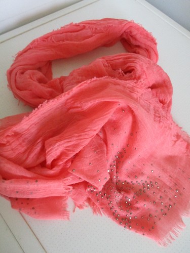 Damen schal stola rosa pink - damen,