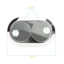 Abdeckrosette Klapprosette