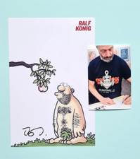 Ralf König 2 persönlich gesammelt Foto 20x30 original Autogramm 
