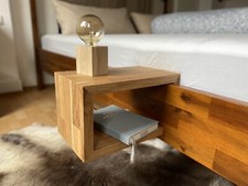 Nachttische Eiche Vollholz 2er Set