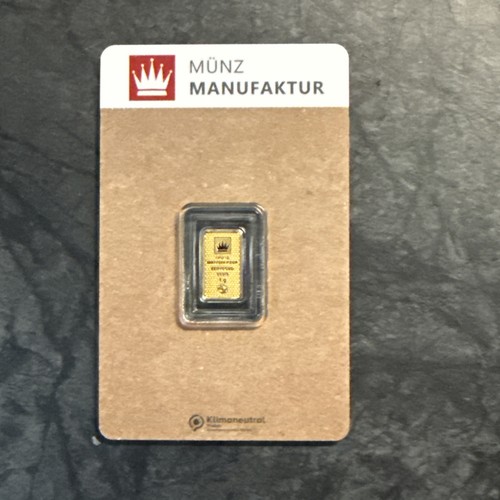 1 gramm goldbarren - 1,