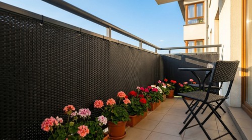 Rattan balkonverkleidung - pe-rattan,