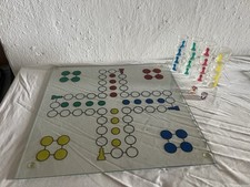 Mensch Ärgere Dich Nicht Spiel aus Glas - Gesellschaftsspiel