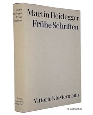 Martin Heidegger: Frühe