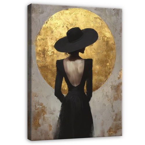 Leinwand bilder frau abstrakt - leinwand,