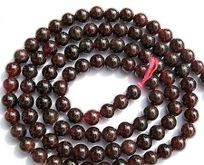Granat 4mm 1 Stang Perlen