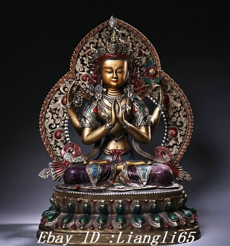 Alte tibet bronze gilt - bronze,