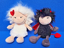 NICI ENGEL + TEUFEL STOFFTIER 16 CM KUSCHELTIER ANGEL + DEVIL STOFFPUPPE DOLL