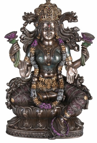 Lakshmi skulptur bronze - lakshmi, –