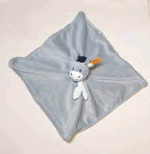 Schmusetuch Steiff Esel grau weiß Kuscheltuch Schnuffeltuch 