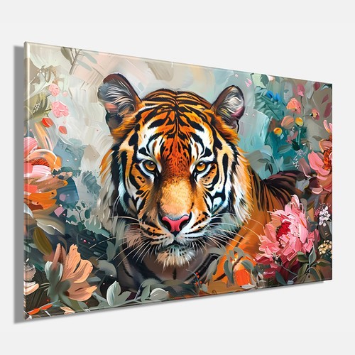Wandbild tiger gemälde - wandbild,