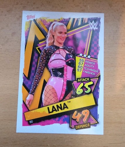 Wwe karte lana topps - topps, slam