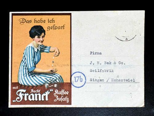 Litho werbung für - ak,