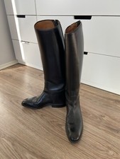 Reitstiefel Schwarz Braunleder-Muhs-Köln