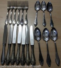 Silber Besteck 18 teilig mit