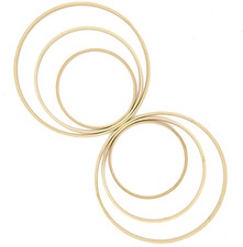 Bambus Ringe 6er-Pack: 2x20cm