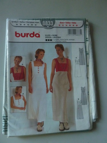 Burda schnittmuster 8833 - schnittmuster,,