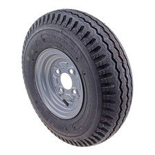 5.00 - 8 Komplettrad Felge 3.00 - 8 LK 4x100 für PKW Anhänger