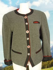 HAGRO fescher gewalkter Loden neuwertige Walkjacke Jacke Trachtenjacke Gr.42