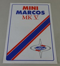 Prospekt / Broschüre / Brochure Mini Marcos Mk. V