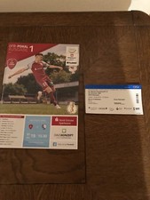 Programm  + Ticket DFB Pokal