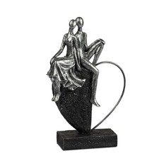 Dekoobjekt Paar auf Herz H