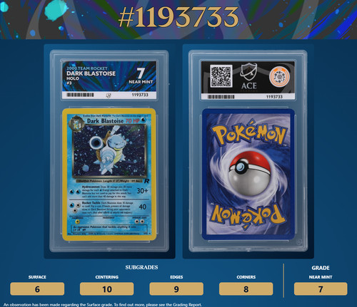 Dark blastoise holo - blastoise, karte