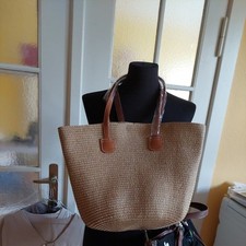 Bast stroh tasche - ,
