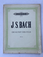 Noten.  J.S. Bach. Die Kunst