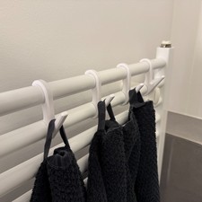 4x Heizkörper Handtuchhaken