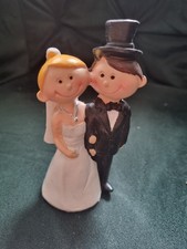Hochzeitsfugur Keramik Tortenfigur Brautpaar Dekofigur