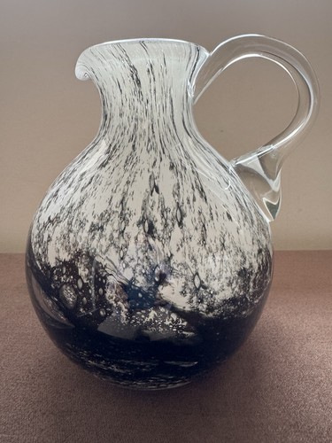 Vintage opalglas krugvase - -,