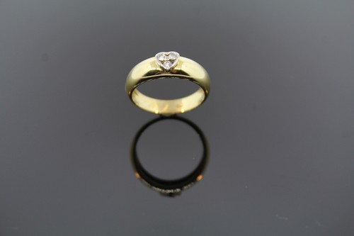 Schlichter bandring mit drei - schlichter,