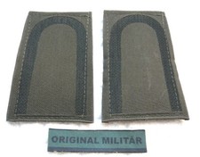 KLETT Dienstgradabzeichen Heer Unteroffizier schwarz/oliv  Aufschiebeschlaufen 