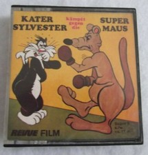 Kater Sylvester kämpft gegen die Supermaus Super 8 s./ w. 17 Meter - Revue Film 