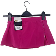 Intermezzo Eis Eiskunstlauf Rock, Strass Details, Größe Erwachsene XS Fuchsia