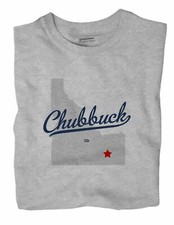Chubbuck Idaho ID T-Shirt MAP