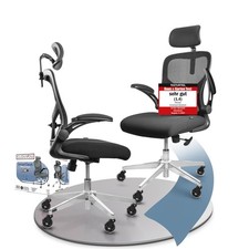 CLOUVOU Buerostuhl ergonomisch