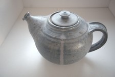 Teekanne keramik grau mit - keramik,