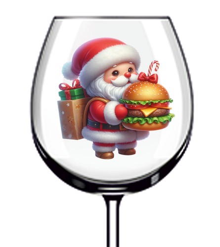 12x bunte weihnachten santa - weihnachten,