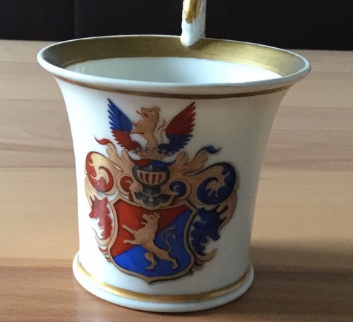 Porzellan wappentasse von - porzellan,