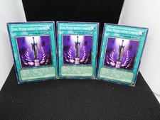 Yugioh Playset 3x BAOU, Wunden Reißende Flamberge SD5 DE027/ Common/ Deutsch/EXC