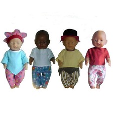 Puppen schnittmuster baby - puppen, 43cm