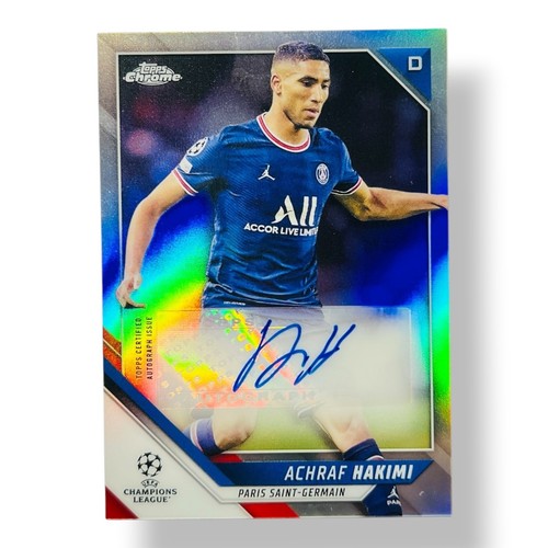 Achraf hakimi auto topps uefa - achraf,