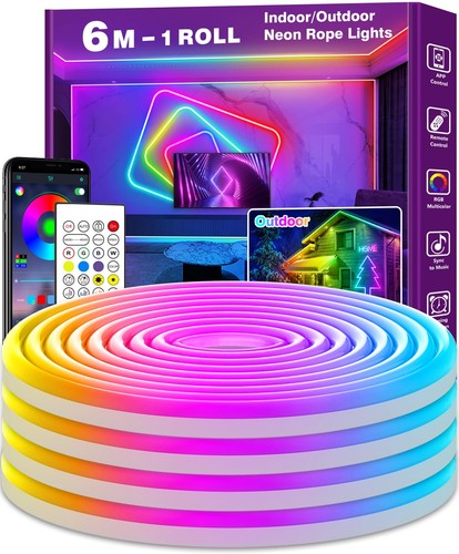 Rgb led streifen neon - 6m,