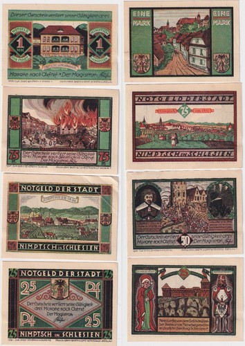 Banknoten notgeld stadt - ,